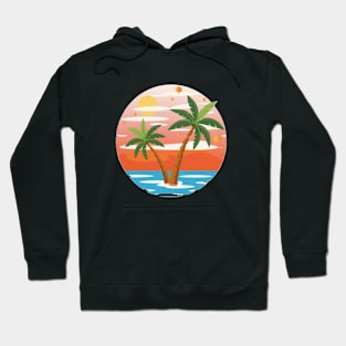 Palm Tree Vector image Hoodie